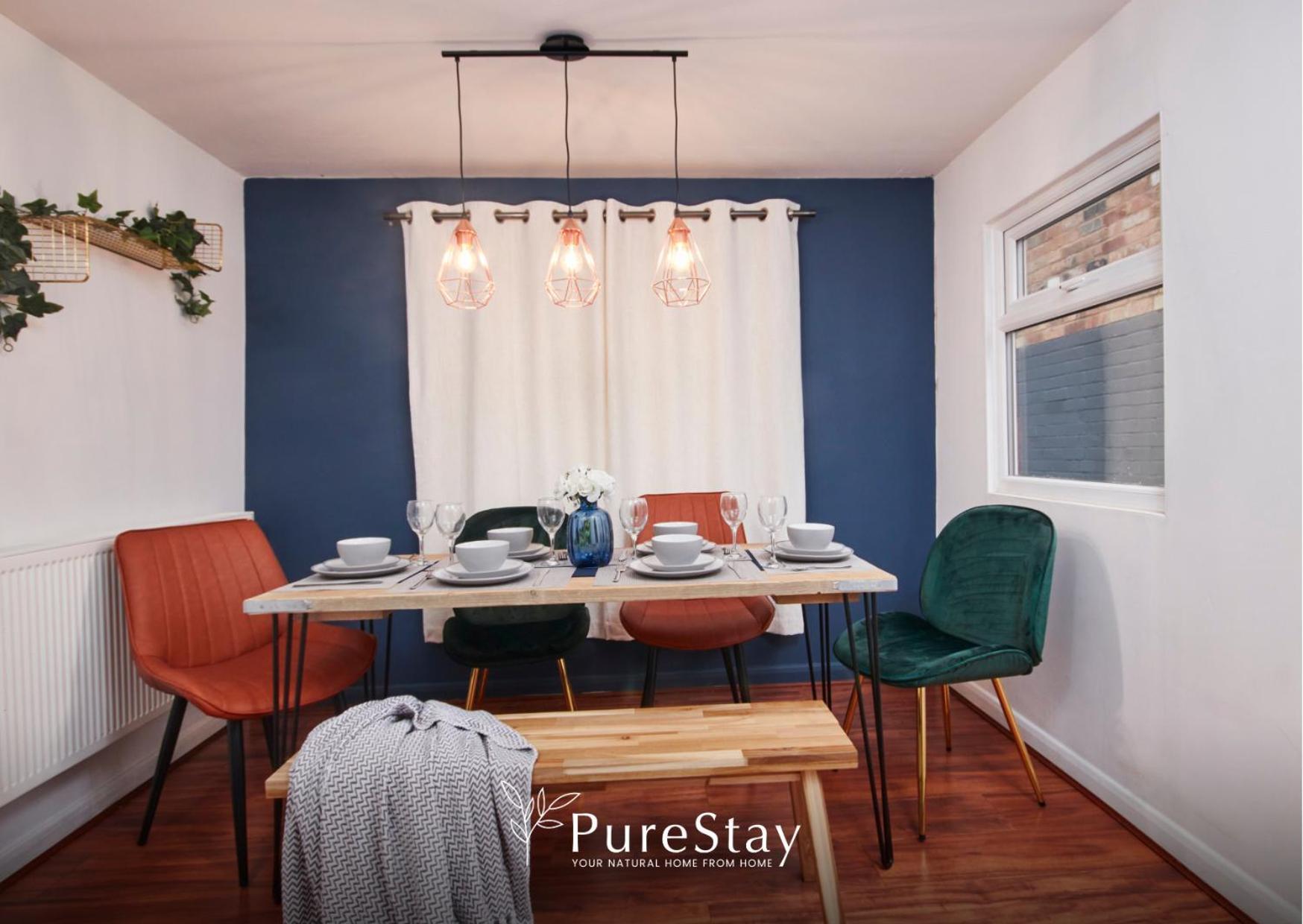 5 Bed House In Leamington Spa Perfect For Contractors With 7 Beds By Purestay - 14 Night Min! Екстер'єр фото